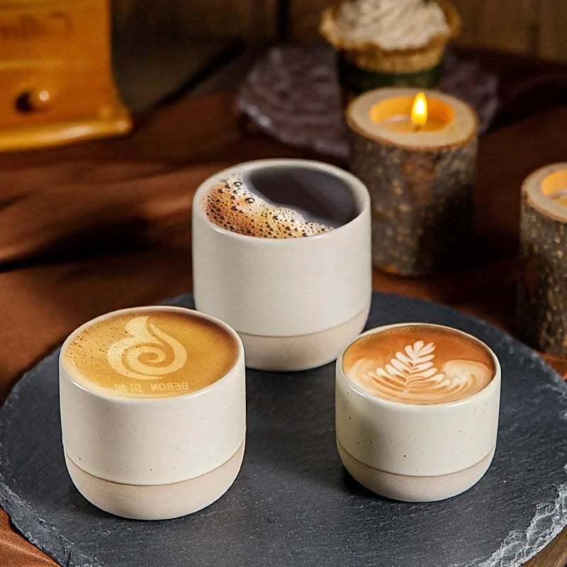 Vintage koffiemok 100 ml 180 ml 230 ml keramiek theekop Japanse stijl cafés drinkgerei steengoed espresso voor restaurants hotels